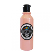 240ML vente chaude peinture acrylique rose bouteille personnalisée acrylique